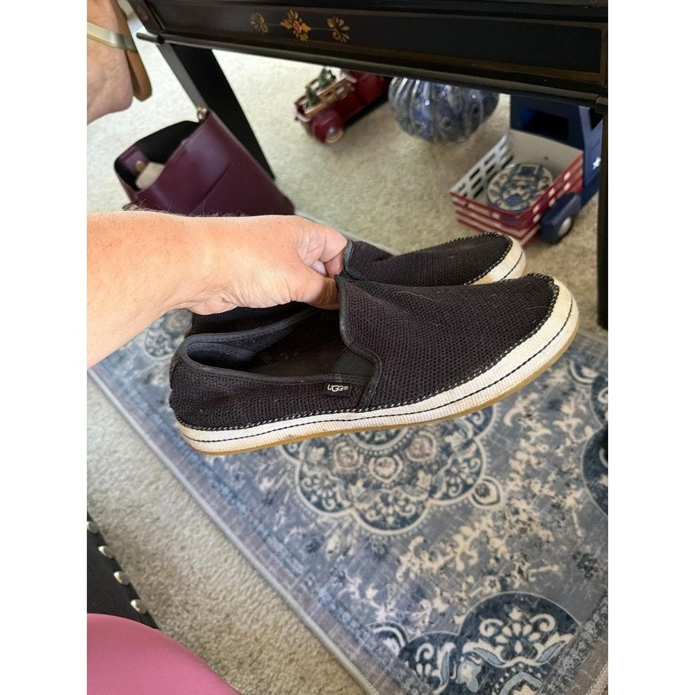 UGG Comfort Sneakers Women's Shoes Size 10 Bren Slip On Casual Woven  Black